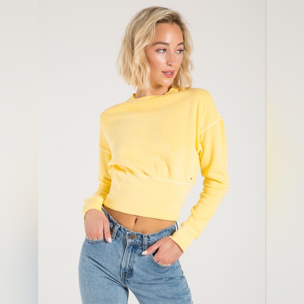 Revolve n:Philanthropy Yellow Sweatshirt